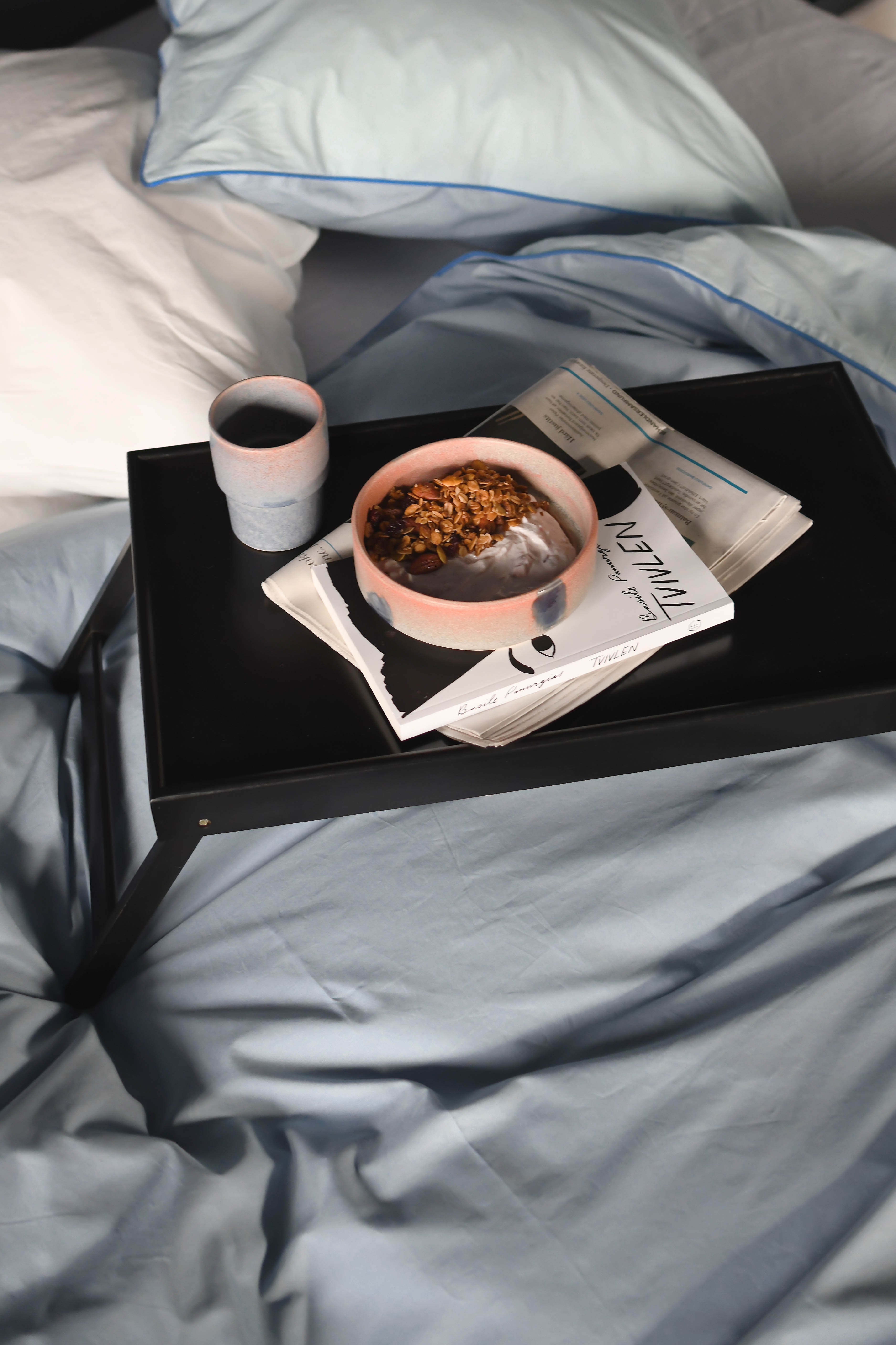 Sengebakke, sort - L50 cm